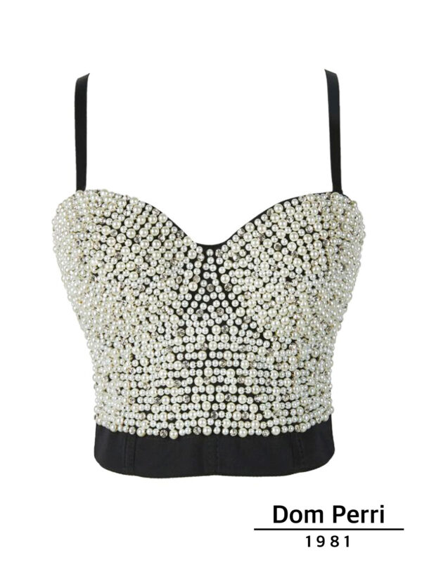 In love with pearls corset